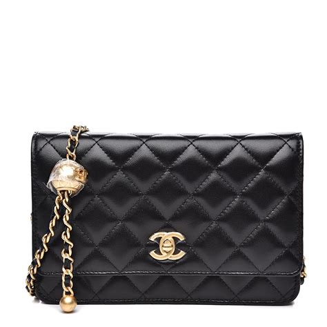 Chanel Pearl Crush Wallet on Chain .